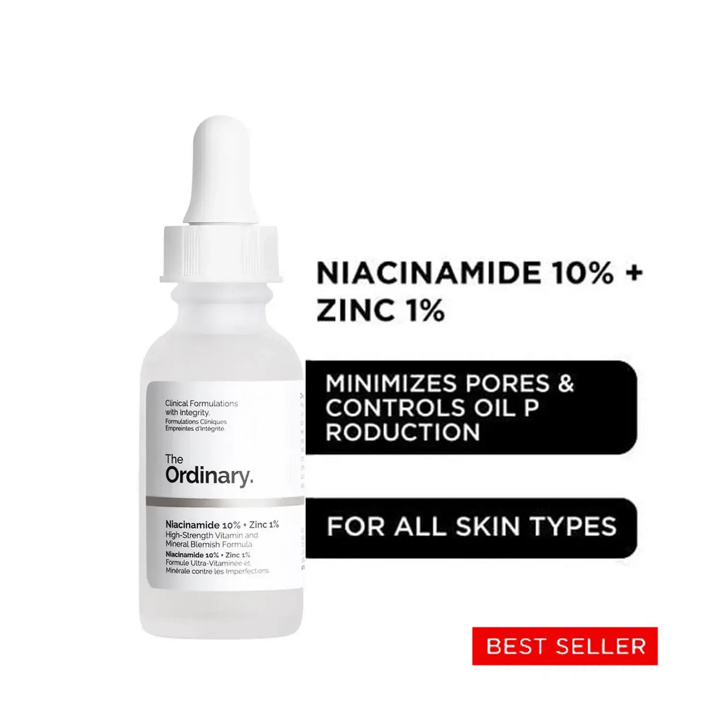 The Ordinary Niacinamide 10% + Zinc 1% - My Store
