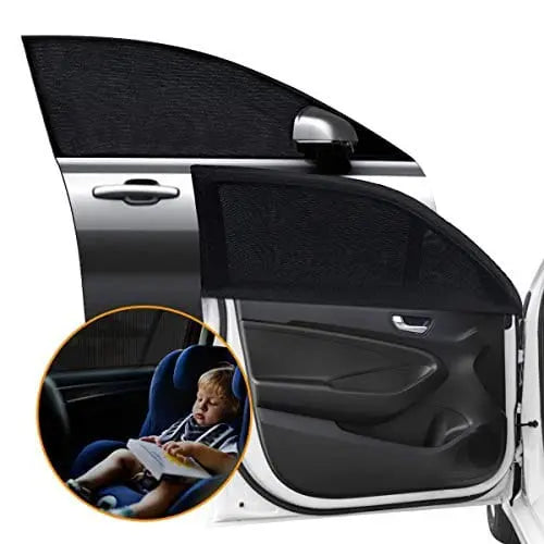 Universal Car Window Shades | Side Window Shade For Car | Breathable Mesh Car Rear Window Sunshades | Protects From Sun Glare And Uv Rays - My Store