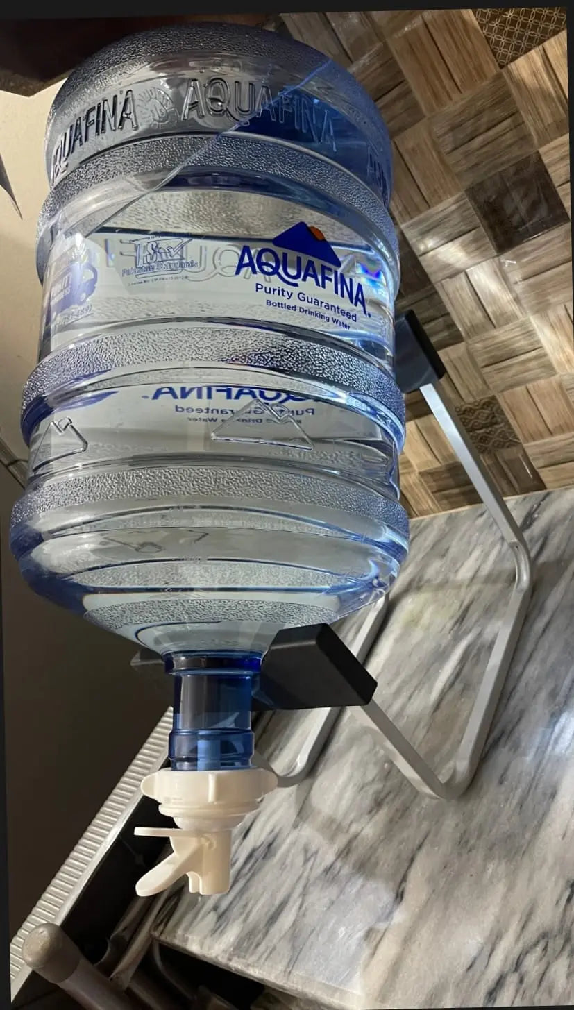 METAL STAND 19L WATER BOTTLE WITH WATER TAP With NOZZLE - My Store